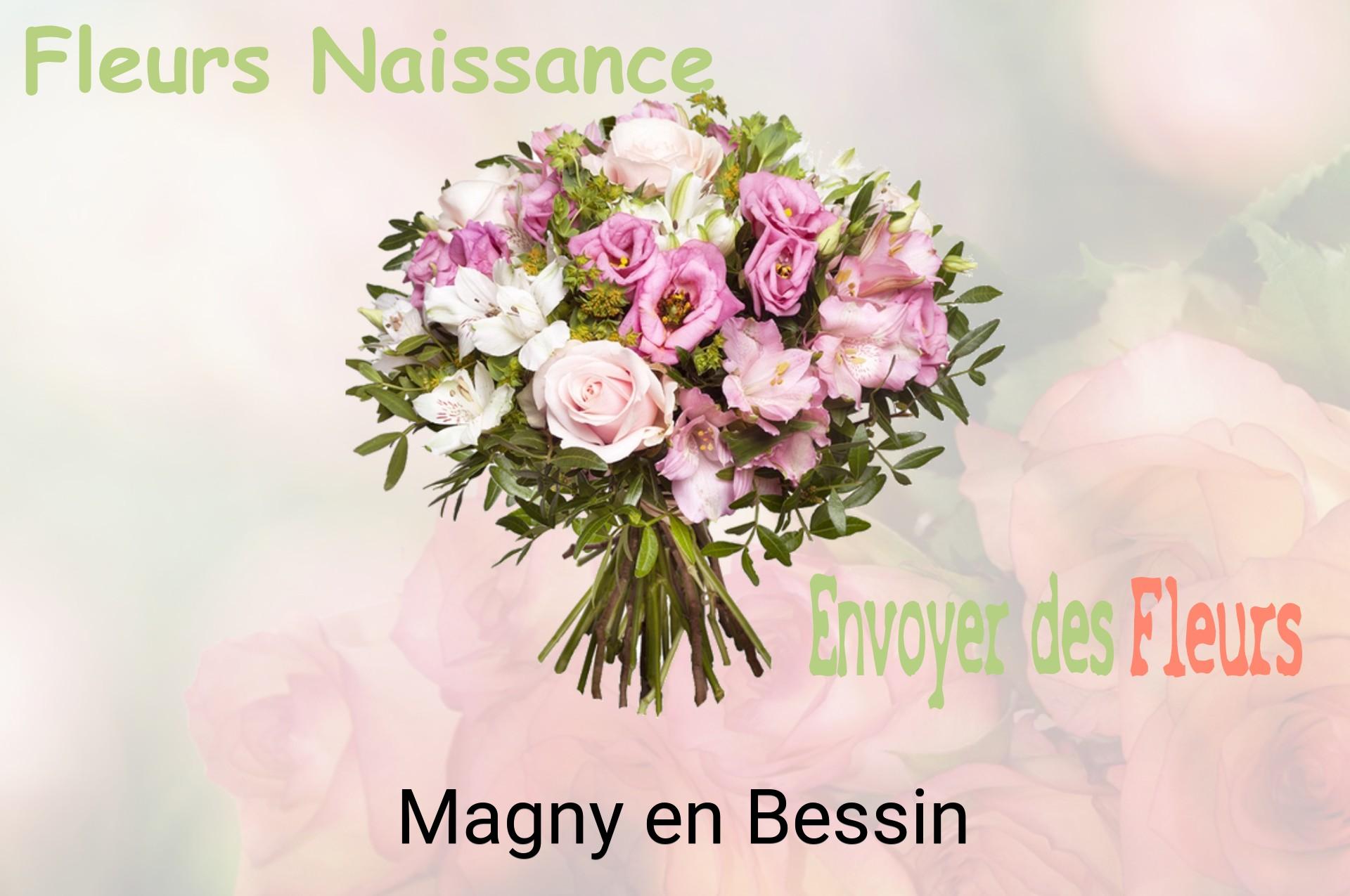 Bouquet de fleurs de naissance livré à Magny-en-Bessin