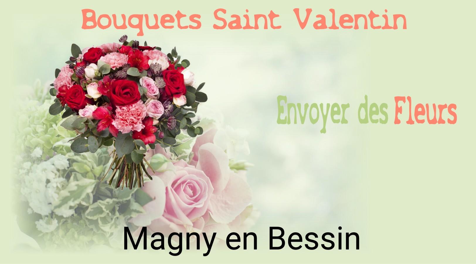 Roses de Saint-Valentin livrées à Magny-en-Bessin